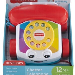 Fisher-Price Chatter Telephone - Red, Yellow, Blue
